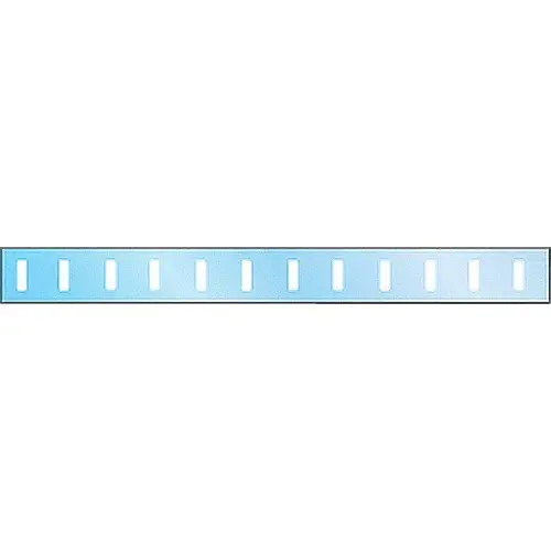 Floating Rectangles Style Glass Safety Decal White