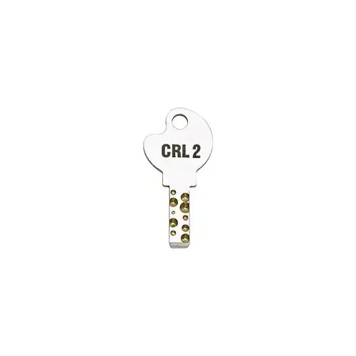 CRL 01PKEY2 Replacement Key #2 for 03P Series Deluxe Slip-On Plunger Locks