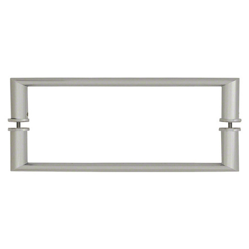 CRL 0R18X18BN 18" Brushed Nickel Back-to-Back Oval/Round Towel Bar