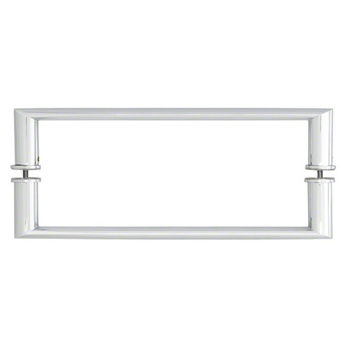 CRL 0R18X18CH 18" Chrome Back-to-Back Oval/Round Towel Bar