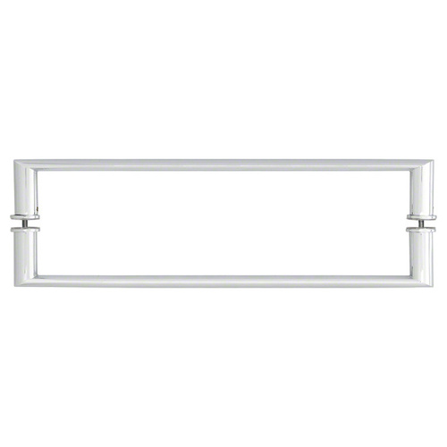 CRL 0R24X24CH 24" Chrome Back-to-Back Oval/Round Towel Bar