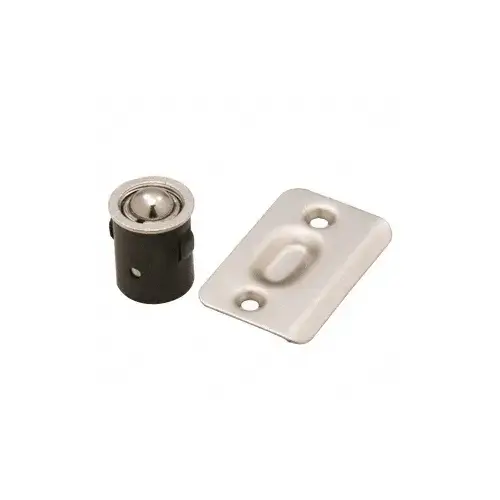 CRL 1035DCHR Dull Chrome Ball Catch Drive-In Type