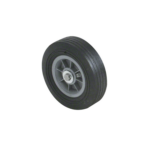 CRL 12818T Black 8" All-Rubber Wheel