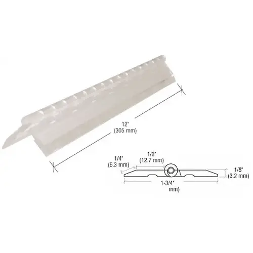 CRL 12AHC Clear Acrylic Continuous Hinge