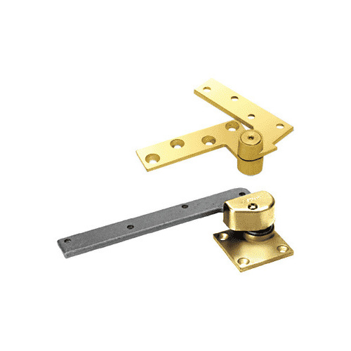 Rixson 147LHPB Polished Brass Left Hand 3/4" Offset Pivot Set