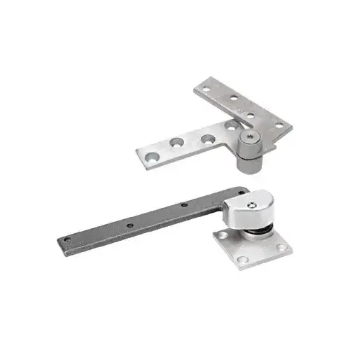 Satin Chrome Left Hand 3/4" Offset Pivot Set