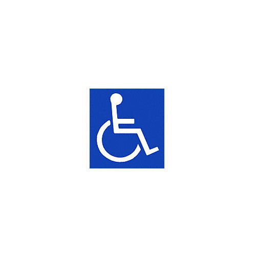 CRL 150B0 6" Handicap Access Door Decal