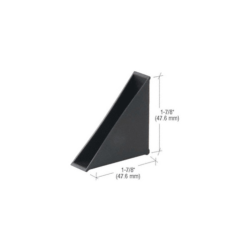 CRL 1563012 1/2" Corner Protectors - 100 Black