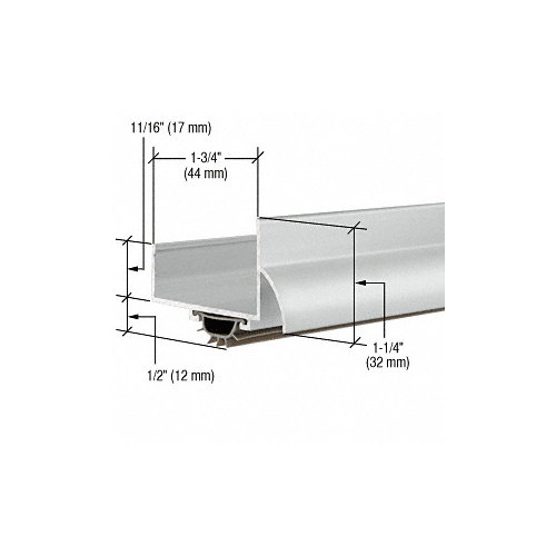 35-3/4" Aluminum U-Shape Door Bottom