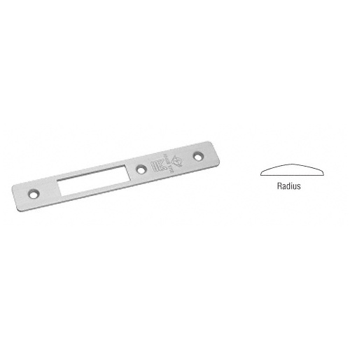 Aluminum Radius Faceplate for MS1853H Series Hook Throw Deadlocks