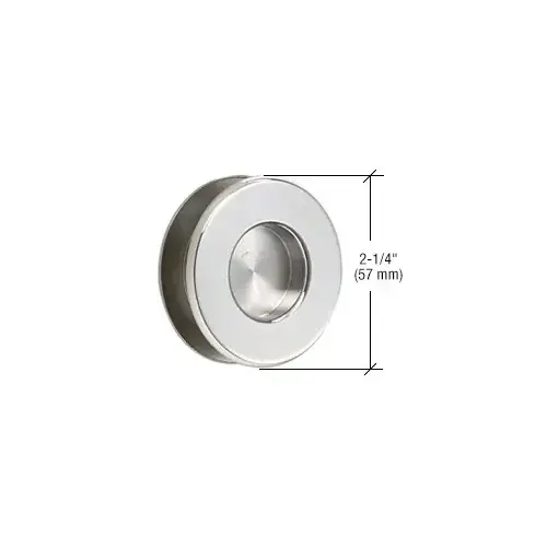 CRL 1819PS Polished Stainless Steel Thru-Glass Pull Handle
