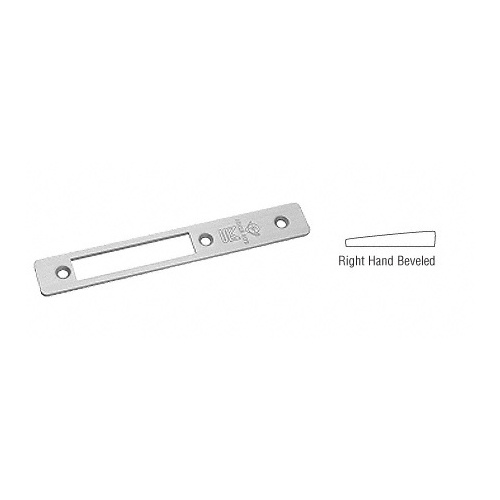 Aluminum Right Hand Beveled Faceplate for MS1853 Series Long Throw Deadlocks