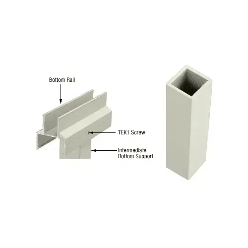 CRL 1BS0W Oyster White Intermediate Bottom Support