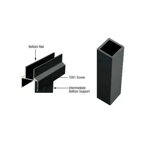 Matte Black Intermediate Bottom Support