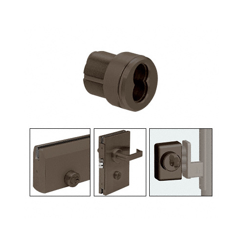 Black Bronze Anodized Mortise Housing for 7-Pin Small Format Interchangeable Cores (SFIC)