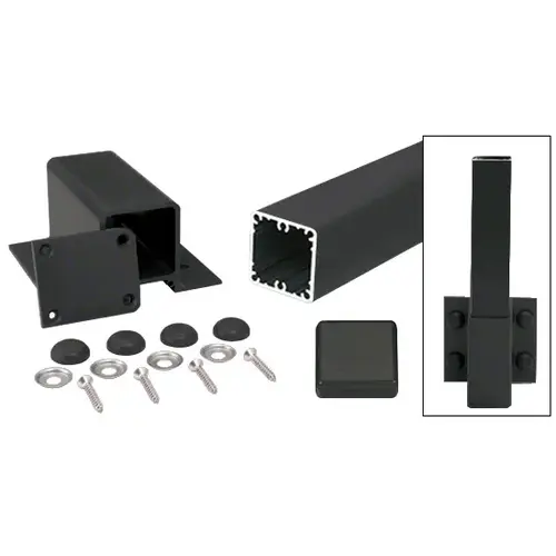 Matte Black 100 Series 36" Fascia Mount Post Kit