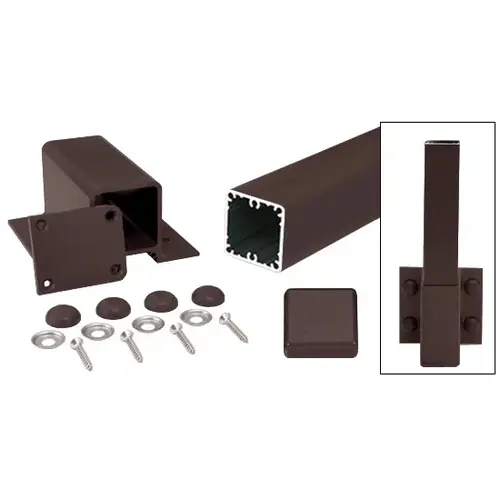 Matte Bronze 100 Series 42" Fascia Mount Post Kit