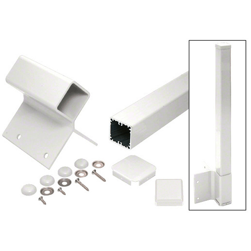 Sky White 36" 100 Series 90 degree Fascia Mount Post Kit