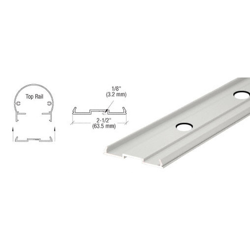 Sky White Pre-Punched 241" Top Rail Infill for Pickets