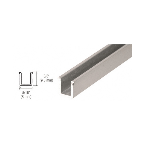 Brushed Nickel 6mm Replacement 36" Snap-In Filler Insert for Junior Headers