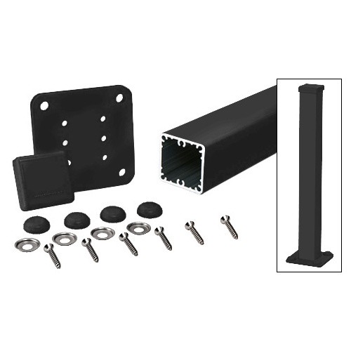 Matte Black 100 Series 48" Surface Mount Post Kit