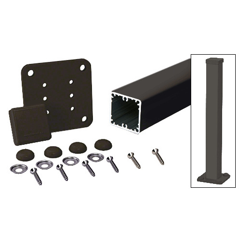 Matte Bronze 100 Series 42" Surface Mount Post Kit