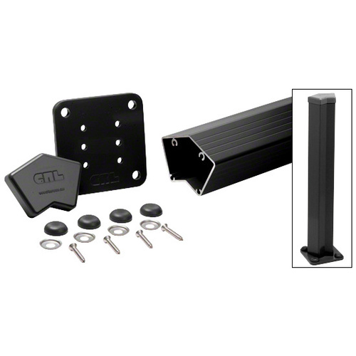 Matte Black 100 Series 48" 135 degree Surface Mount Post Kit