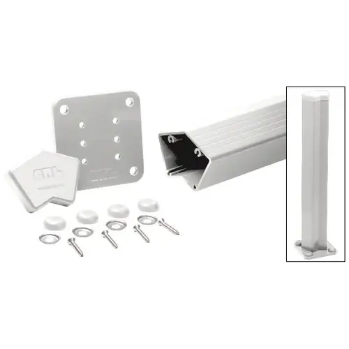 Sky White 100 Series 36" 135 degree Surface Mount Post Kit