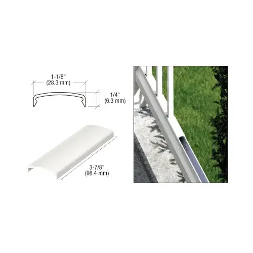 Sky White 100 Series 3-7/8" Picket Spacer