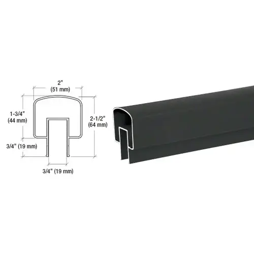 Matte Black 100 Series 241" Top Rail