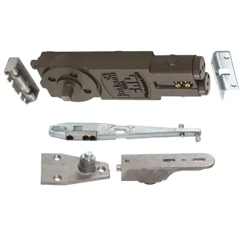 Heavy Duty Spring 7/8" Extended Spindle Overhead Concealed Closer With S Type Side Load Hardware Package