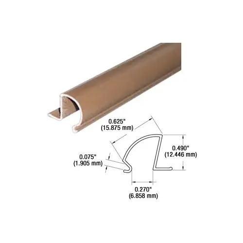 Brown Plastic Conversion Bead -  24" Stock Length - pack of 5