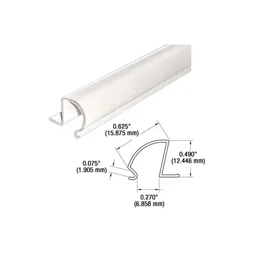 White Plastic Conversion Bead -  36" Stock Length - pack of 5