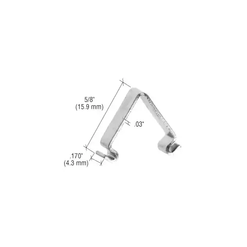 Insert Corner Spring 5/8" Height - .170" Width - .03" Thick