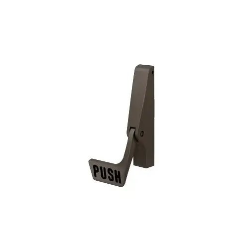 Dark Bronze 10 Series Right Hand Reverse Bevel Paddle Concealed Vertical Rod Exit Device