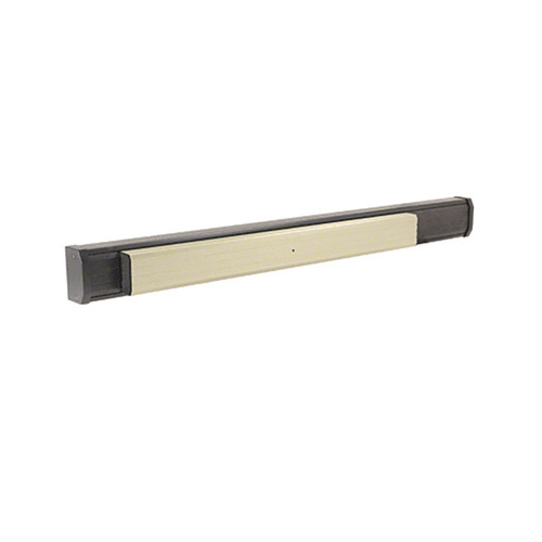 Champagne 36" 1285 Push Pad Concealed Vertical Rod Left Hand Reverse Bevel Panic Exit Device Matte Black