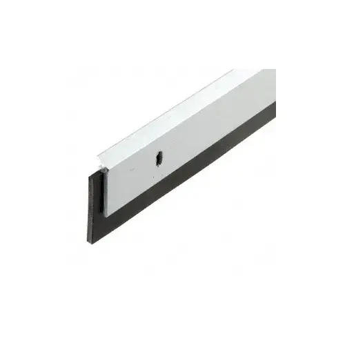 36" Clear Anodized Neoprene Door Sweep