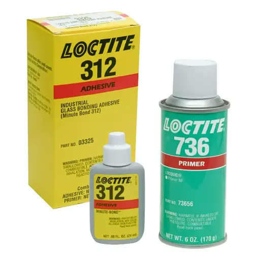 Loctite 3325 24 ml Minute Bond Adhesive and Primer Clear Amber