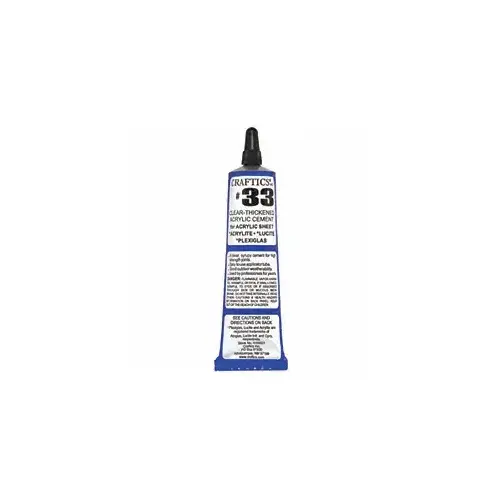 CRL 3352133 #33 Acrylic Cement - 1.5 Fl. Oz. (44 ml) Clear