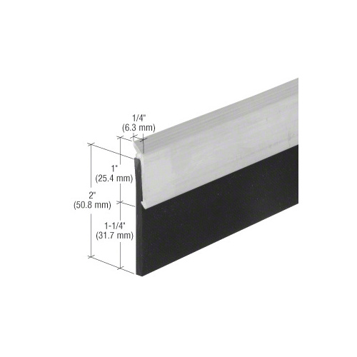 Aluminum Heavy-Duty Door Sweep - 32"