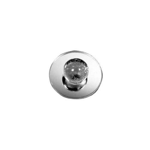 Clear Acrylic 2" Stick-On Ball Mirror Knob