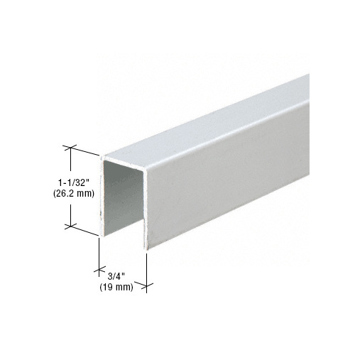CRL 3602A Satin Anodized Series 3602 Upper Jamb Channel - 144"