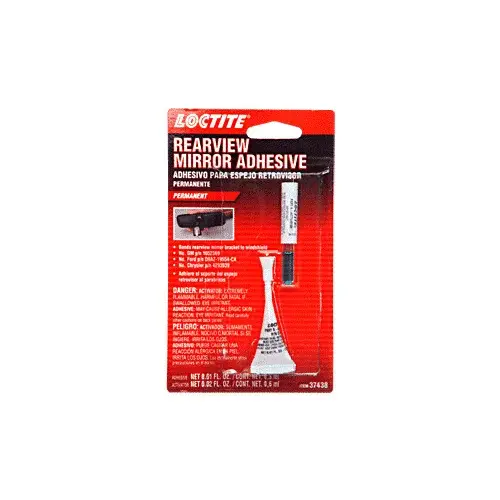 Loctite 37438 Rear View Mirror Adhesive 12 Cards Per Box