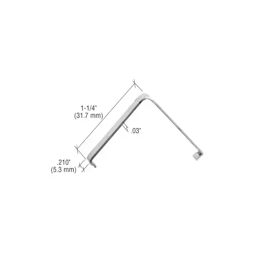 Insert Corner Spring 1-1/4" Height - .210" Width - .03" Thick