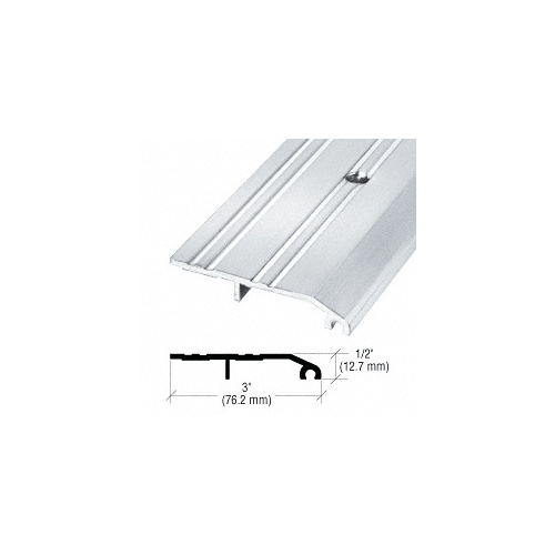 3" Aluminum Half Saddle Threshold