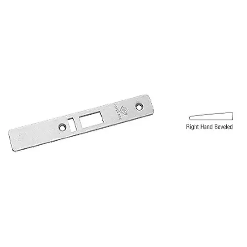 Aluminum Right Hand Beveled Faceplate for AR4513 Series Deadlatch Locks