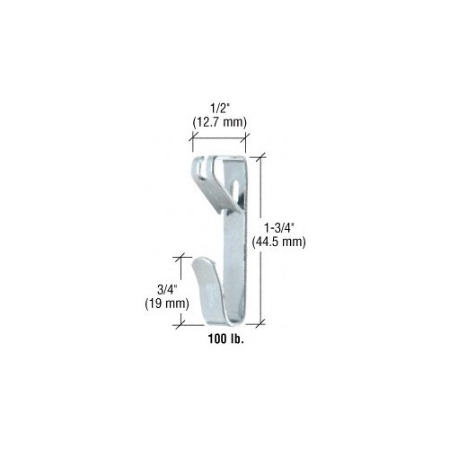 CRL 47980 100 Pound Picture Hangers - Bulk (100) Pack