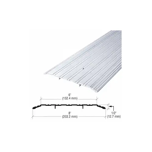 8" Aluminum Commercial Saddle Threshold - 185" Length