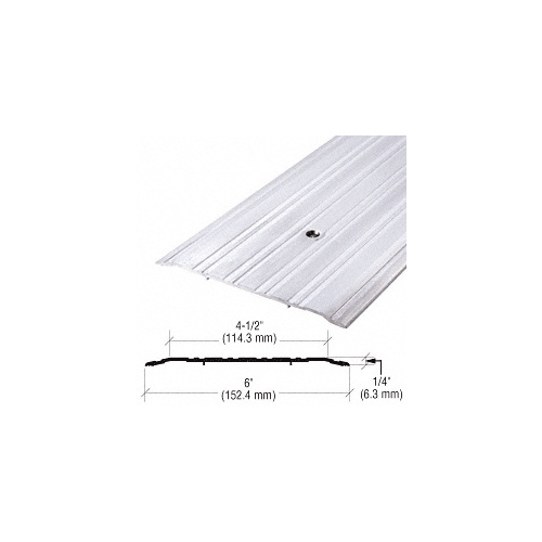 6" Aluminum Commercial Saddle Threshold - 185" Length