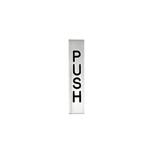 CRL 4EPBSPU Brushed Stainless 4-1/2" Push Indicator